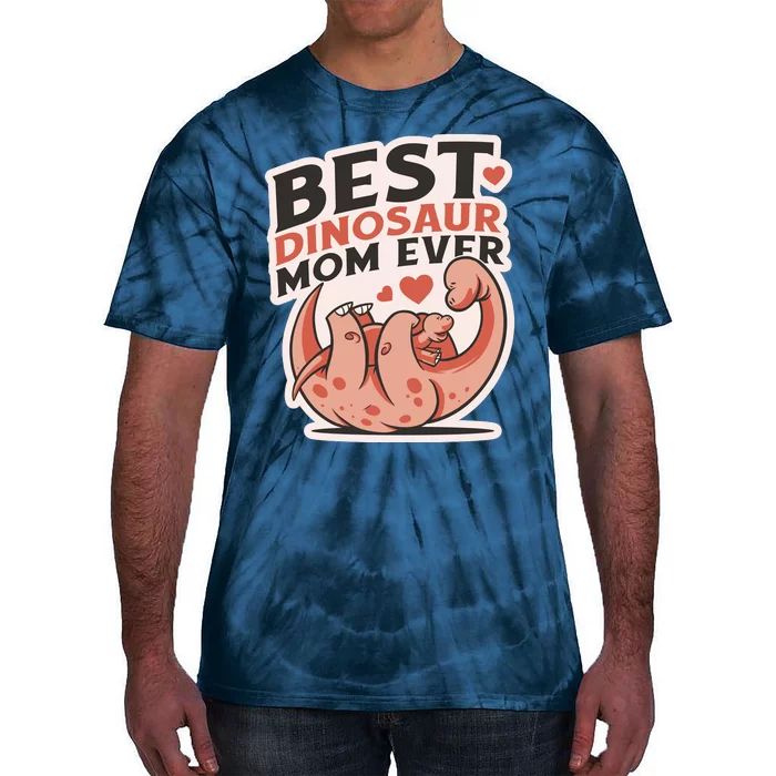 Best Dinosaur Mom Ever Mamasaurus Tie-Dye T-Shirt