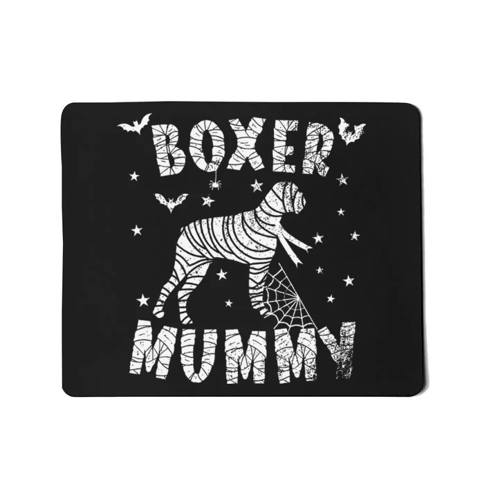 Boxer dog Mummy Halloween Mousepad