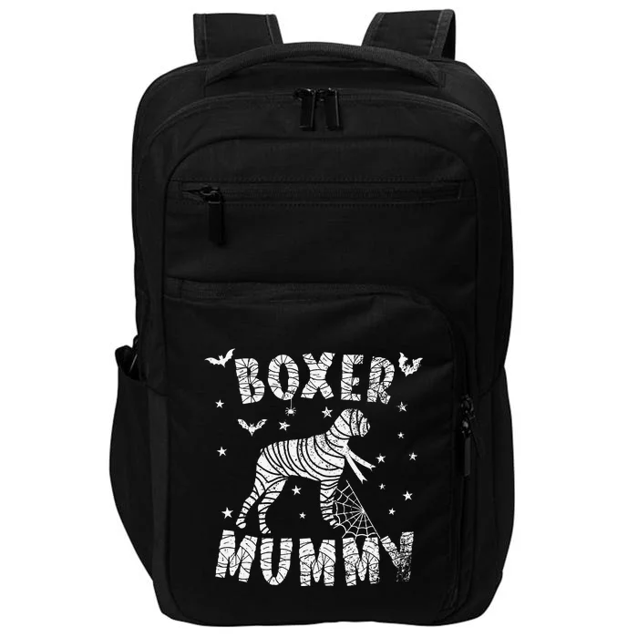 Boxer dog Mummy Halloween Impact Tech Backpack