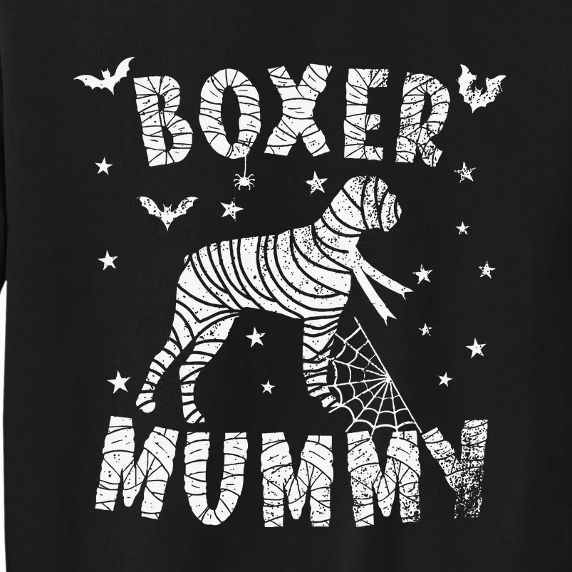 Boxer dog Mummy Halloween Tall Sweatshirt