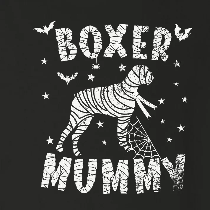 Boxer dog Mummy Halloween Toddler Long Sleeve Shirt