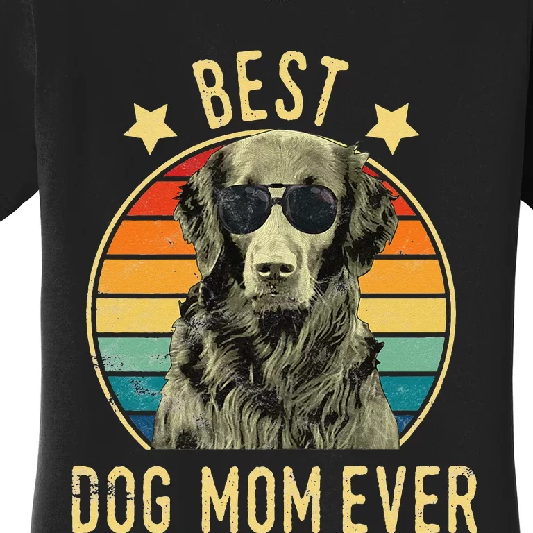 Best Dog Mom Ever FlatCoated Retriever Mother's Day Gift Women's T-Shirt