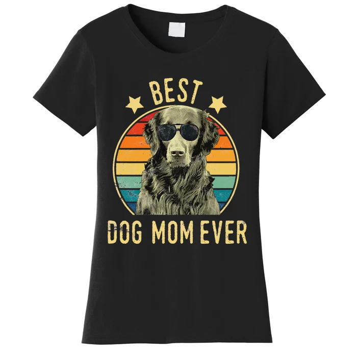 Best Dog Mom Ever FlatCoated Retriever Mother's Day Gift Women's T-Shirt