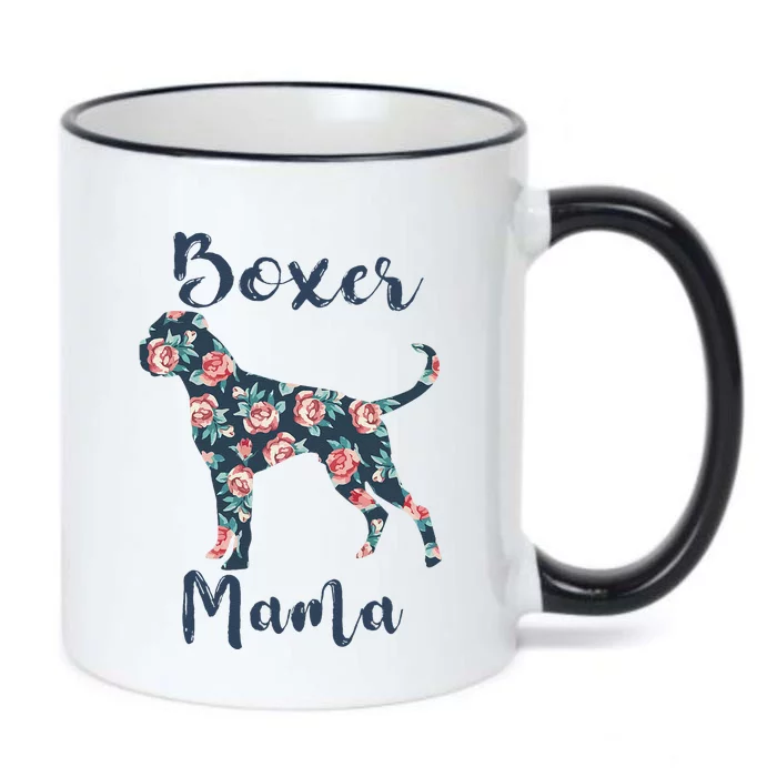 Boxer Dog Mom Funny BoxerMama Funny Mother Day Gift Black Color Changing Mug