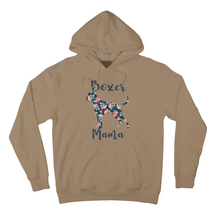 Boxer Dog Mom Funny BoxerMama Funny Mother Day Gift Hoodie