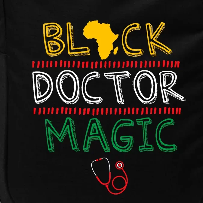 Black Doctor Magic Africa Map Cool Black History Month Gift Impact Tech Backpack