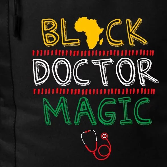 Black Doctor Magic Africa Map Cool Black History Month Gift Daily Commute Backpack