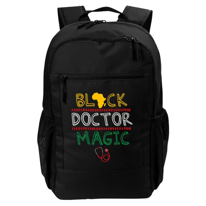 Black Doctor Magic Africa Map Cool Black History Month Gift Daily Commute Backpack