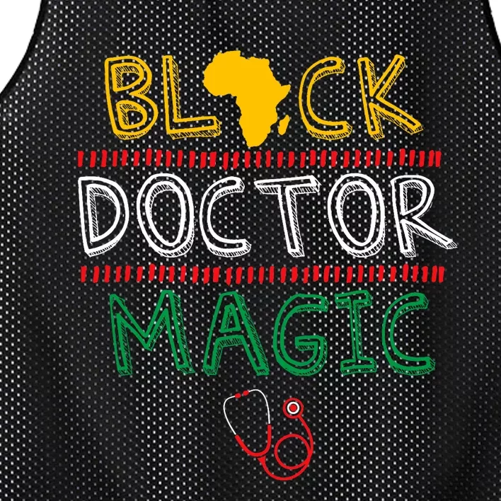 Black Doctor Magic Africa Map Cool Black History Month Gift Mesh Reversible Basketball Jersey Tank