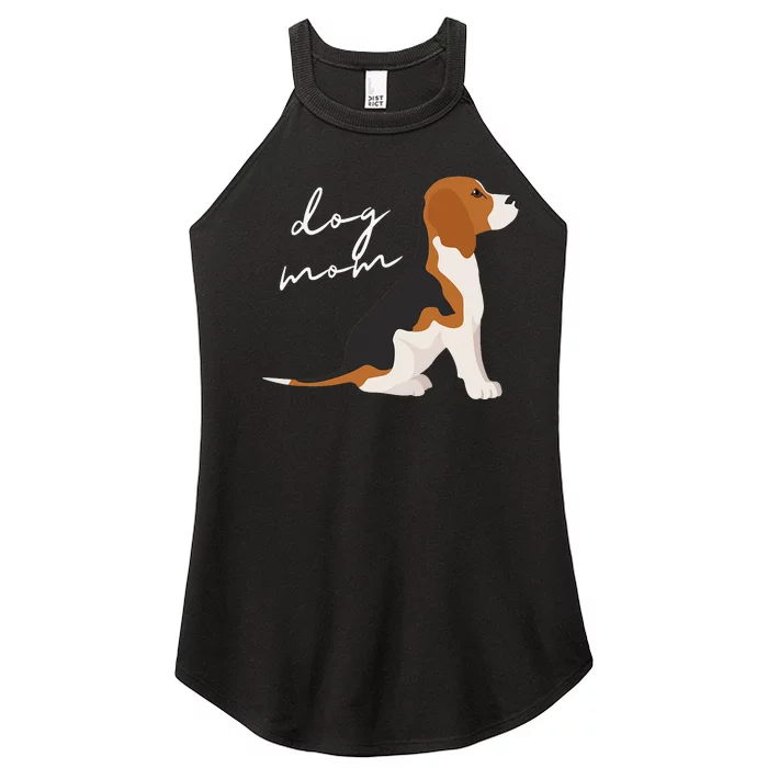 Beagle Dog Mom Woman Women’s Perfect Tri Rocker Tank