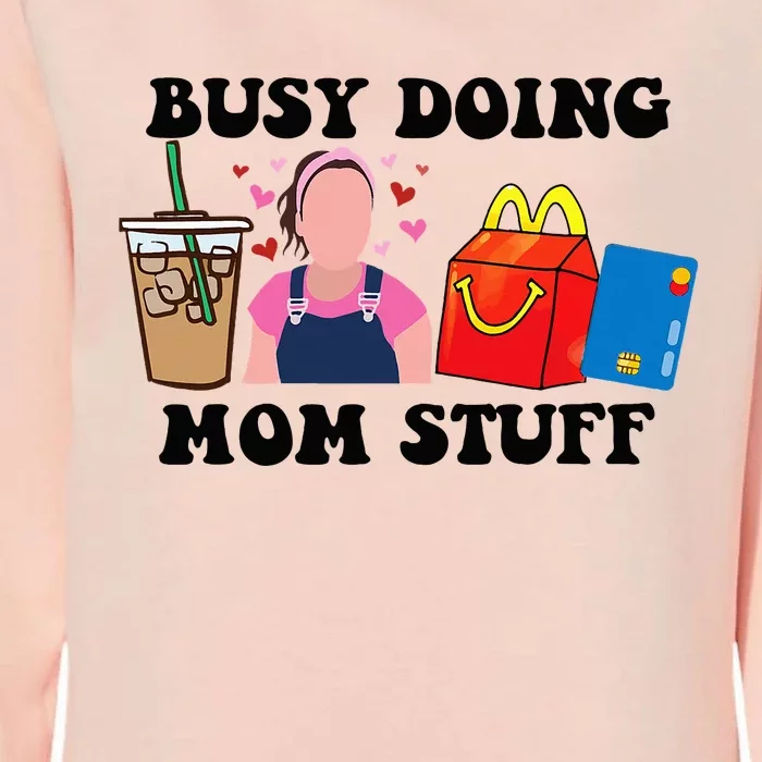 Busy Doing Mom Stuff Mommy Est 2023 Womens California Wash Sweatshirt