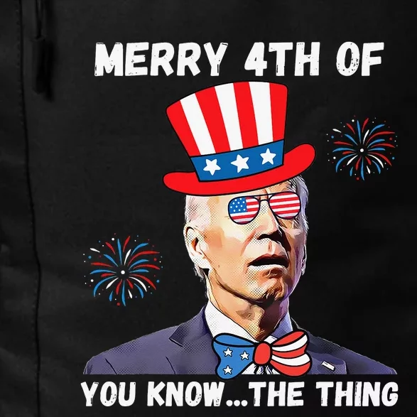 Biden Dazed Merry 4th Of You Know The Thing 4th Of July Daily Commute Backpack