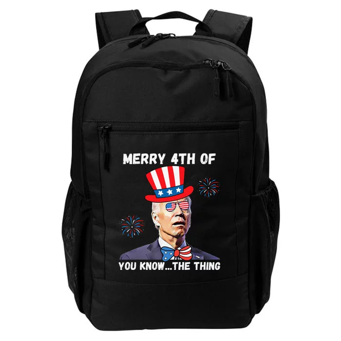 Biden Dazed Merry 4th Of You Know The Thing 4th Of July Daily Commute Backpack