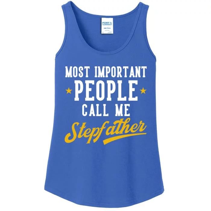 Bonus Dad Most Important Call Me Stepfather Stepdad Gift Ladies Essential Tank