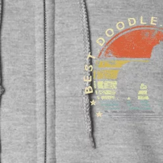 Best Doodle Mom Ever Labradoodle GoldenDoodle Dog Lover Mama Full Zip Hoodie