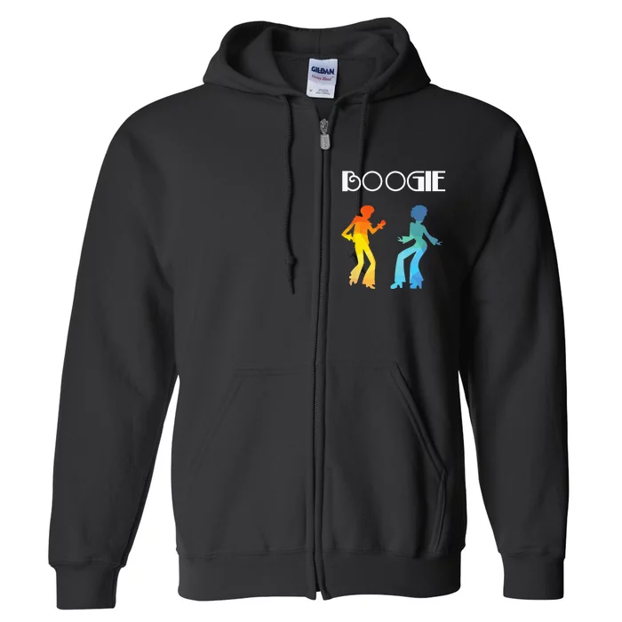 Boogie Dance Music Lover Funk Soul Grooves Full Zip Hoodie