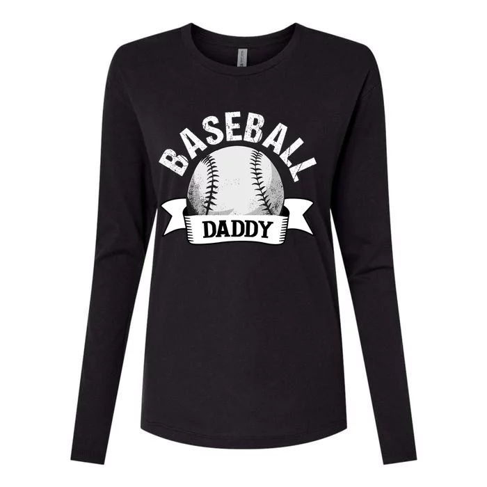 Baseball Dad Meaningful Gift Funny Baseball Dad Funny Gift Womens Cotton Relaxed Long Sleeve T-Shirt