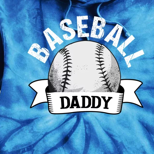 Baseball Dad Meaningful Gift Funny Baseball Dad Funny Gift Tie Dye Hoodie