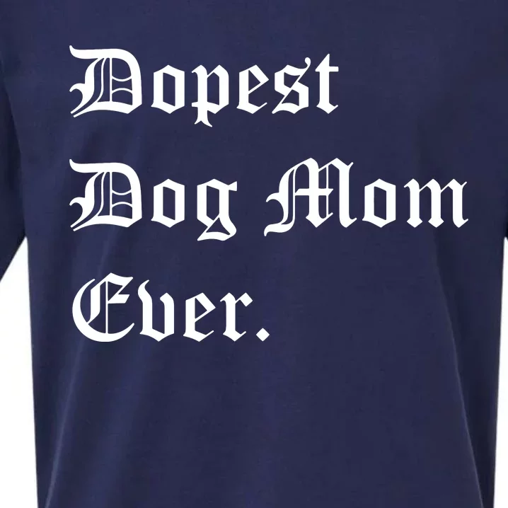 Best Dog MOM Ever, Pet Lover, Dog Lover, Pet Owner Sueded Cloud Jersey T-Shirt