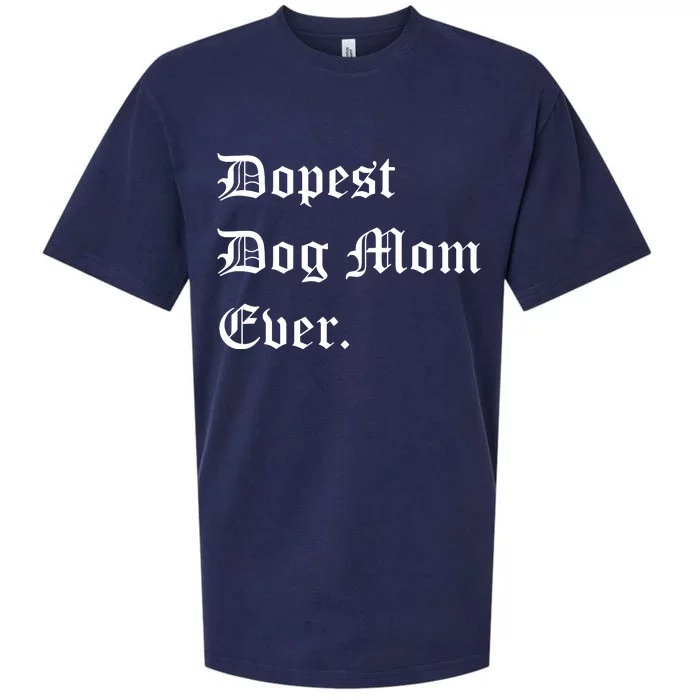 Best Dog MOM Ever, Pet Lover, Dog Lover, Pet Owner Sueded Cloud Jersey T-Shirt