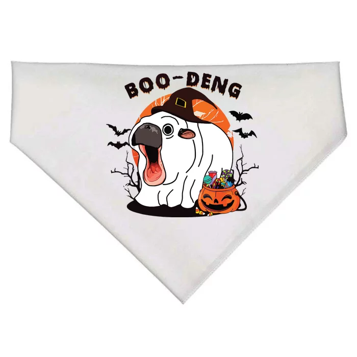 Boo Deng Moo Deng Baby Hippo Funny Halloween Animals USA-Made Doggie Bandana