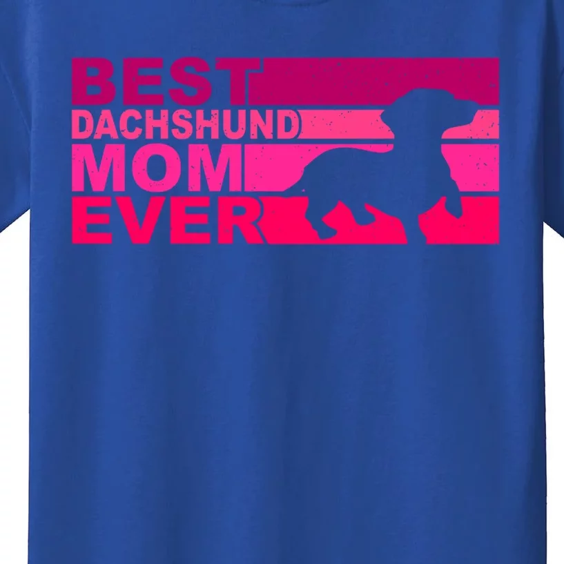 Best Dachshund Mom Ever Gift Kids T-Shirt