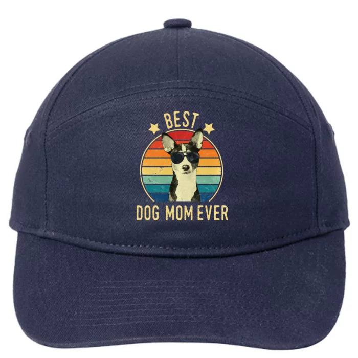 Best Dog Mom Ever Basenjis Mother's Day Gift 7-Panel Snapback Hat