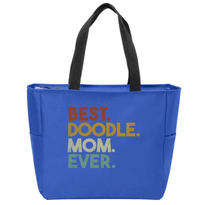 Best Doodle Mom Ever Goldendoodle Labradoodle Retro Gift Zip Tote Bag