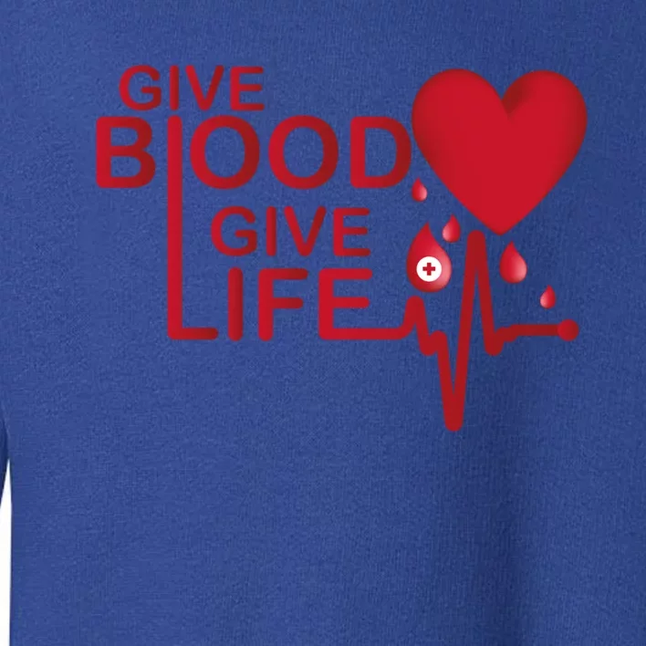 Blood Donor Month Gift Toddler Sweatshirt