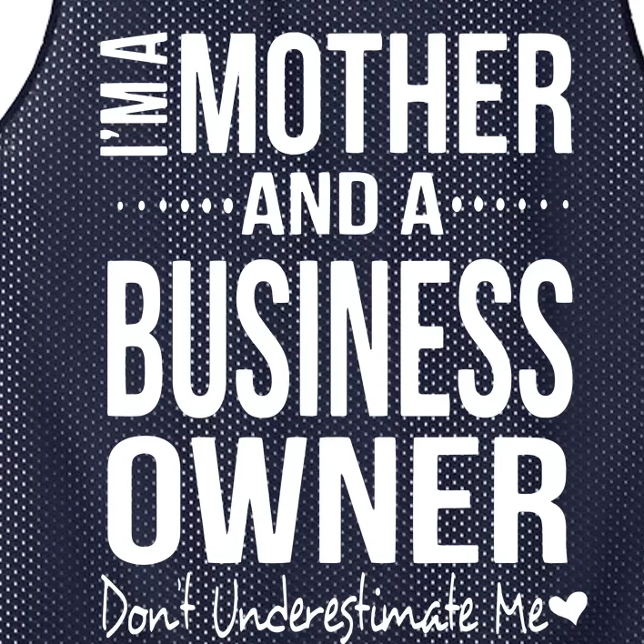 Bosses Day Mom Small Business Owner Entreprenuer Women Owned Mesh Reversible Basketball Jersey Tank