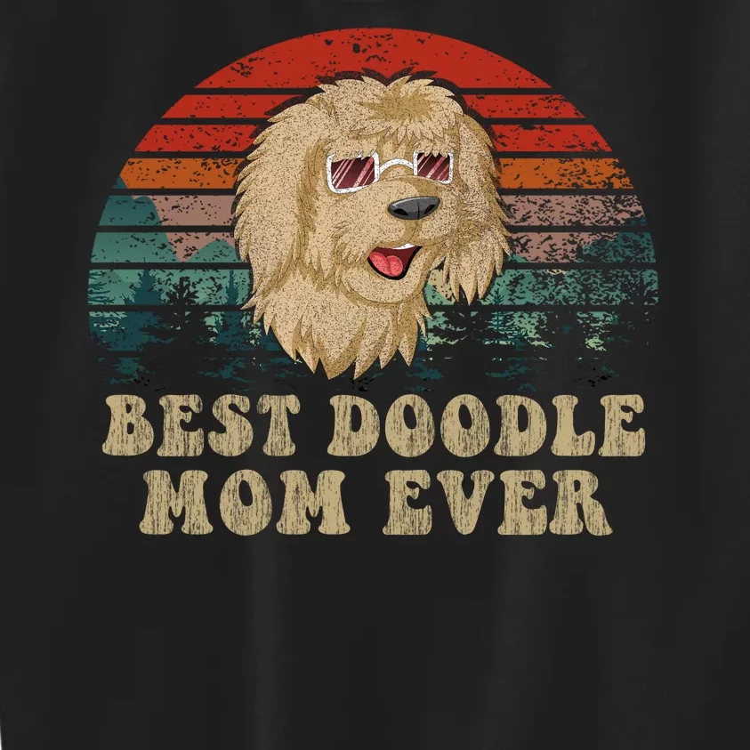 Best Doodle Mom Ever Kids Sweatshirt