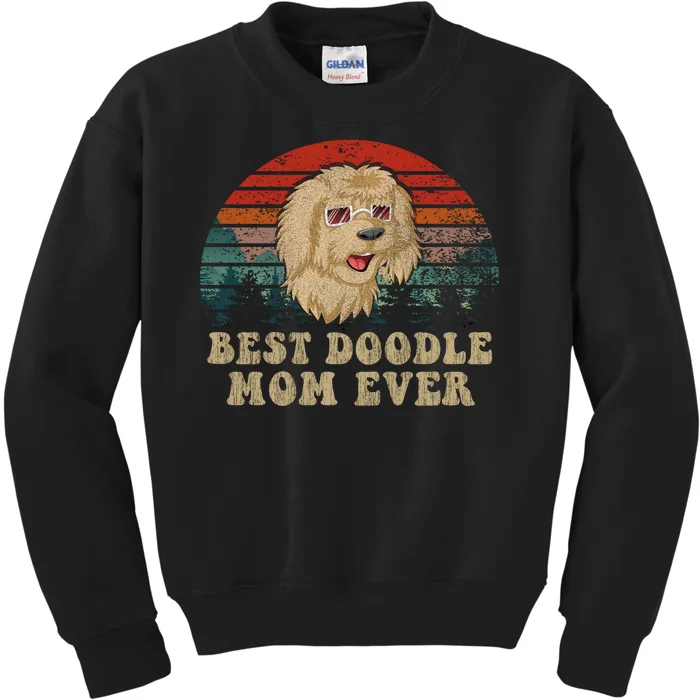 Best Doodle Mom Ever Kids Sweatshirt