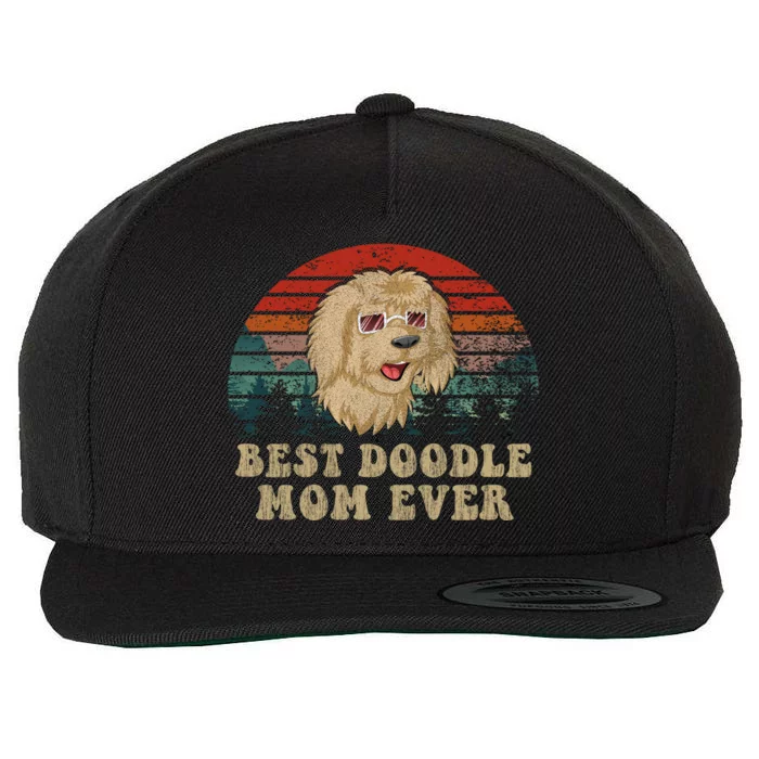 Best Doodle Mom Ever Wool Snapback Cap