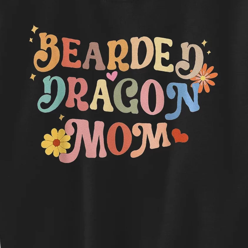 Bearded Dragon Mom Love Funny Presents Kids Sweatshirt