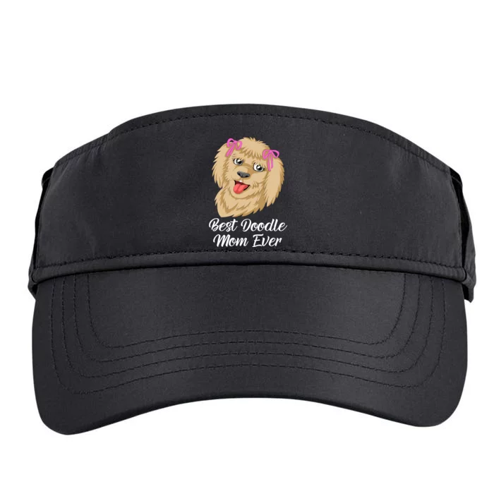 Best Doodle Mom Ever Adult Drive Performance Visor