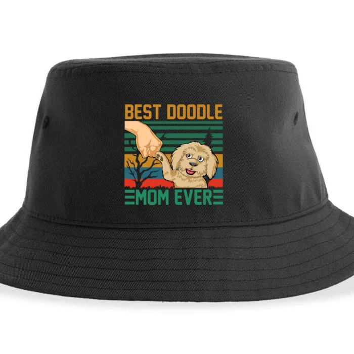 Best Doodle Mom Ever Sustainable Bucket Hat