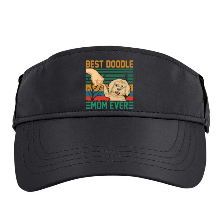 Best Doodle Mom Ever Adult Drive Performance Visor