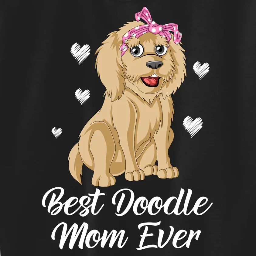 Best Doodle Mom Ever Kids Sweatshirt