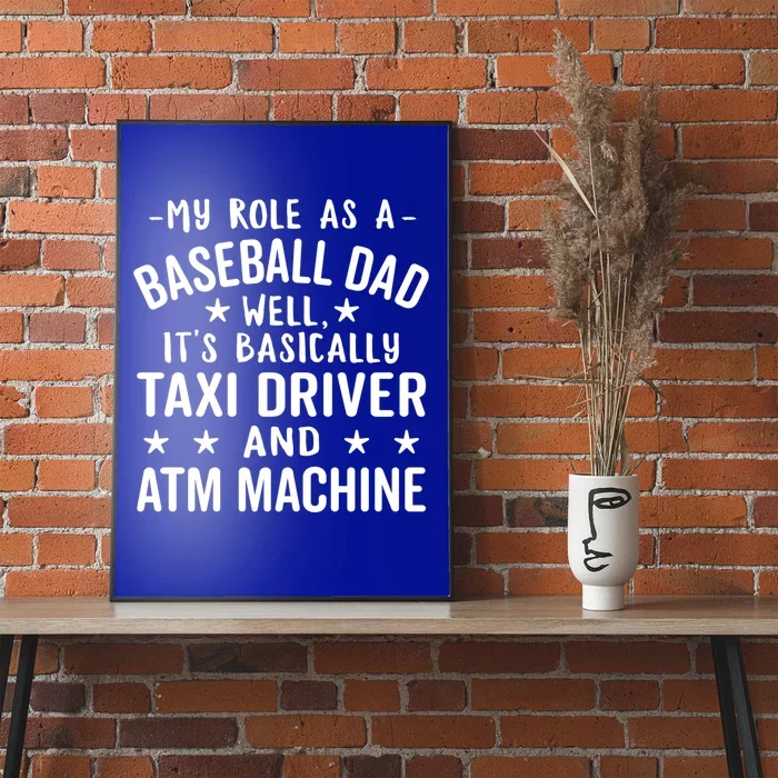 Baseball Dad Meaningful Gift Poster