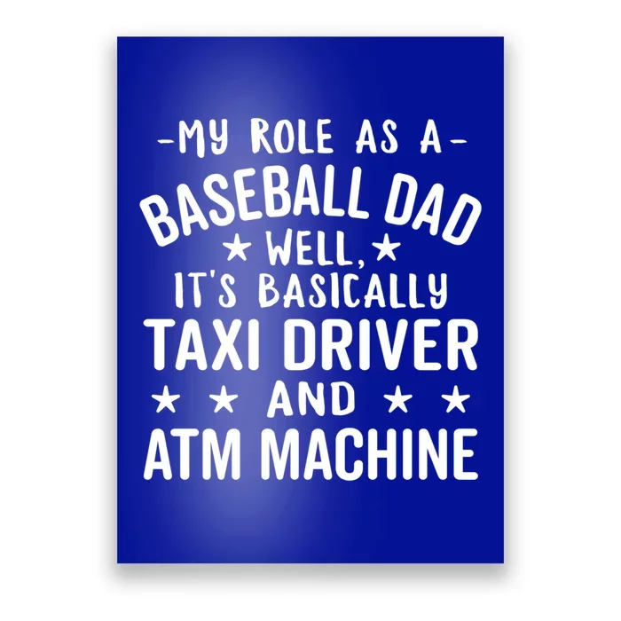 Baseball Dad Meaningful Gift Poster