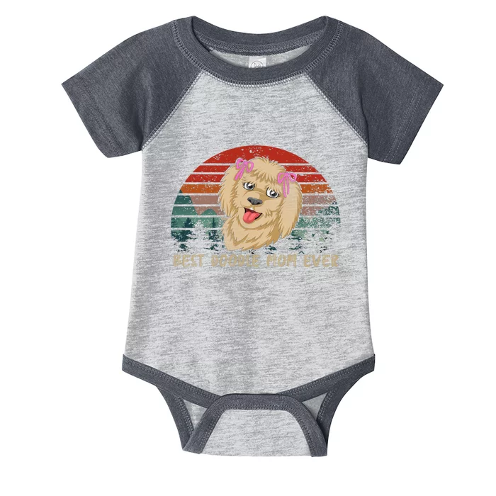 Best Doodle Mom Ever Infant Baby Jersey Bodysuit