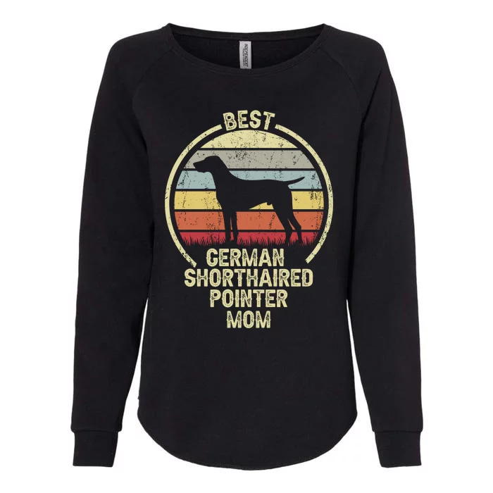 Best Dog Mother Mom - Vintage GSP German Shorthaired Pointer Womens California Wash Sweatshirt