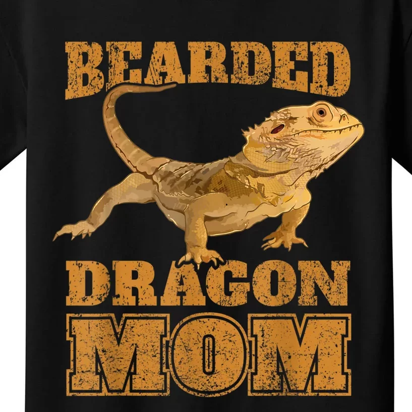 Bearded Dragon Mom Kids T-Shirt