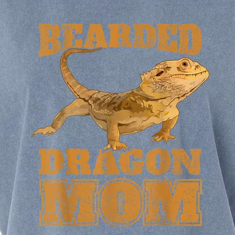 Bearded Dragon Mom Garment-Dyed Women's Muscle Tee