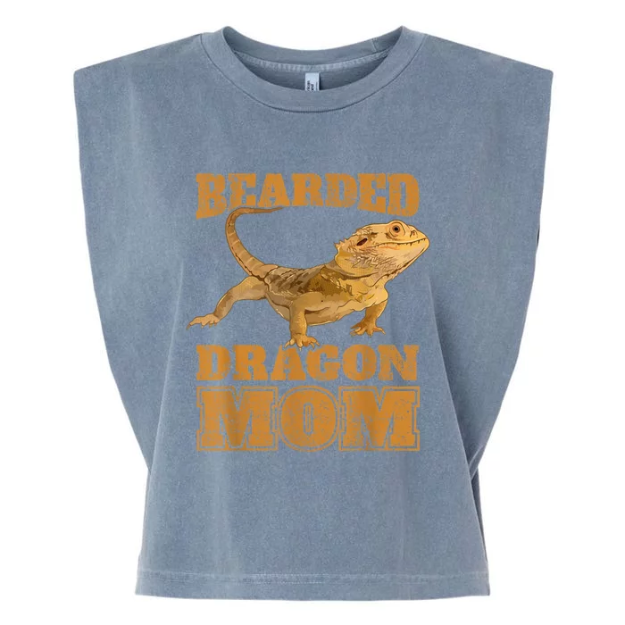 Bearded Dragon Mom Garment-Dyed Women's Muscle Tee