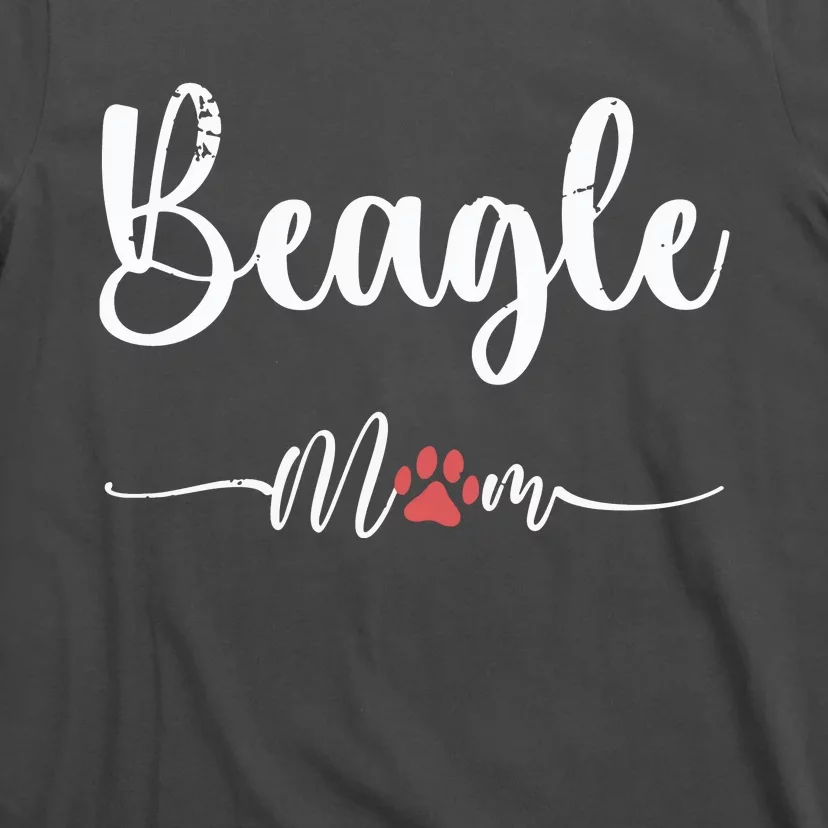 Beagle Dog Mom Gift Women Beagle Lovers T-Shirt