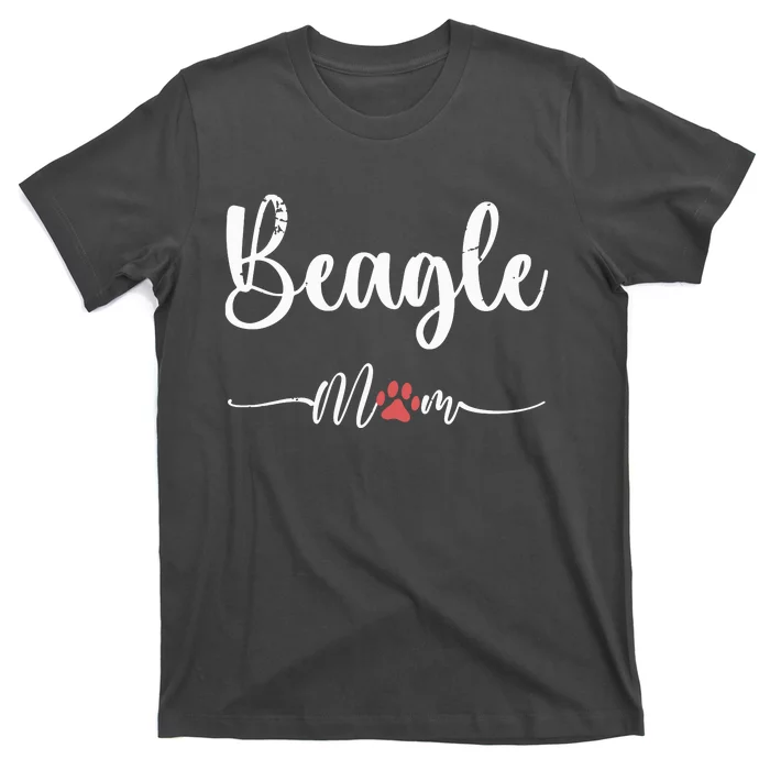 Beagle Dog Mom Gift Women Beagle Lovers T-Shirt