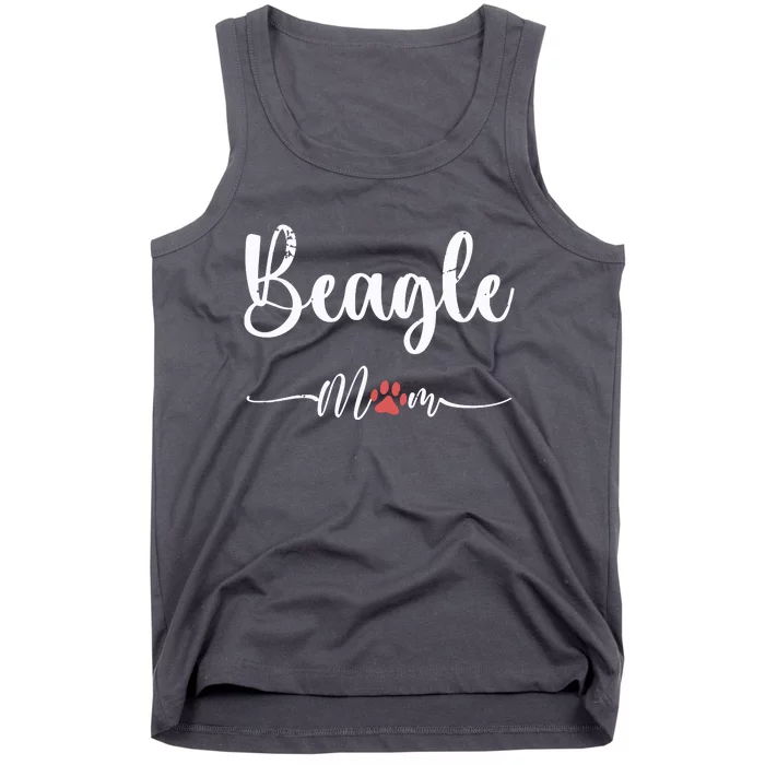 Beagle Dog Mom Gift Women Beagle Lovers Tank Top