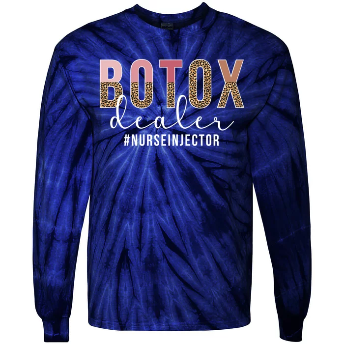 Botox Dealer Nurse Injector Aesthetic Nursing Pullover Hoodie Tie-Dye Long Sleeve Shirt