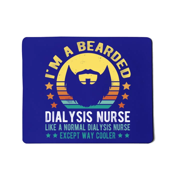 Bearded Dialysis Nurse Gift Mousepad